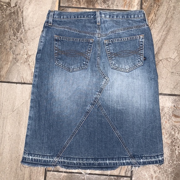 Abercrombie & Fitch Distressed Denim Skirt - Picture 6 of 13